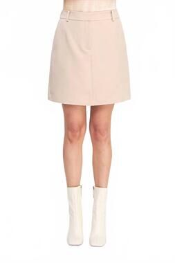 NEW ALLIE ROSE basic mini skirt in beige